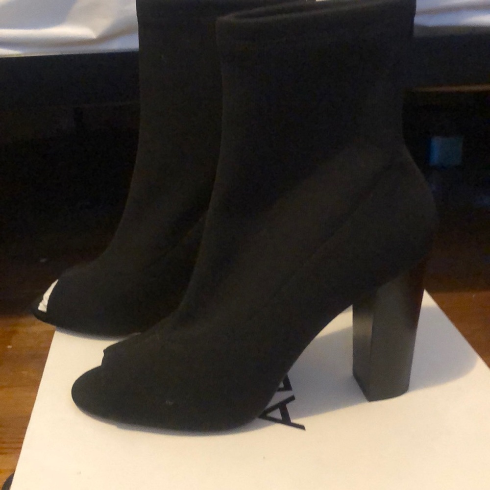 Open Toe Bootie Heel